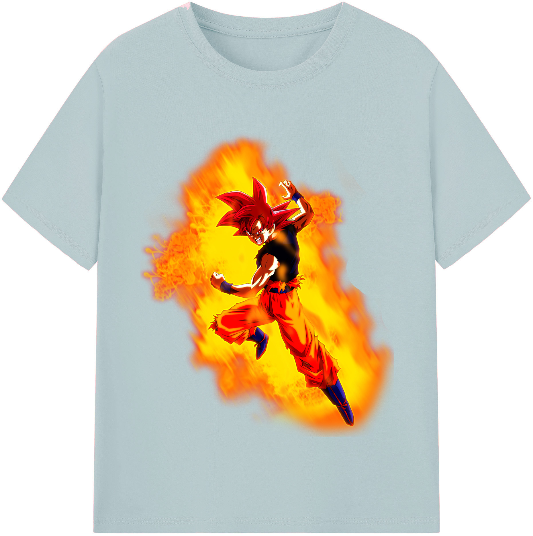 （画像用） ドラゴンボール 孫悟空（そん ごくう）Son Goku カカロット DRAGON BALL Kakarotto 綿100％半袖Tシャツ（フロントプリント）